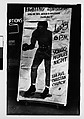 [Five 35mm Film Frames: Theater Lobby and Posters, Double Feature Movie Posters "The Man from Guntown" and "I Hate Women", Boxing Poster, Pennsylvania], Walker Evans (American, St. Louis, Missouri 1903–1975 New Haven, Connecticut), Film negative