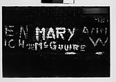 [Five 35mm Film Frames: Graffiti, New York City], Walker Evans (American, St. Louis, Missouri 1903–1975 New Haven, Connecticut), Film negative