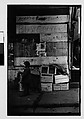 [Five 35mm Film Frames: Graffiti on Wall, Man and Boxes in Front of Graffiti-Covered Wall, Chalk Drawing, New York City], Walker Evans (American, St. Louis, Missouri 1903–1975 New Haven, Connecticut), Film negative