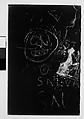 [Four 35mm Film Frames: Graffiti: Chalk Drawings, New York City], Walker Evans (American, St. Louis, Missouri 1903–1975 New Haven, Connecticut), Film negative