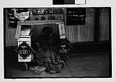 [Five 35mm Film Frames: Red Cross Nurse, Memphis, Tennessee or Forrest City, Arkansas; Street Preacher and Wagon on Sidewalk, Memphis, Tennessee], Walker Evans (American, St. Louis, Missouri 1903–1975 New Haven, Connecticut), Film negative