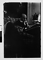 [Five 35mm Film Frames: Gifford Cochran and Unidentified Man in Library, Croton Falls, New York], Walker Evans (American, St. Louis, Missouri 1903–1975 New Haven, Connecticut), Film negative