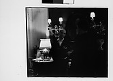 [Five 35mm Film Frames: Gifford Cochran and Unidentified Man in Library, Croton Falls, New York], Walker Evans (American, St. Louis, Missouri 1903–1975 New Haven, Connecticut), Film negative