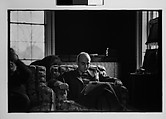 [Five 35mm Film Frames: Gifford Cochran and Unidentified Man in Library, Croton Falls, New York], Walker Evans (American, St. Louis, Missouri 1903–1975 New Haven, Connecticut), Film negative
