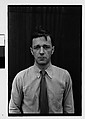 [Five 35mm Film Frames: Self-portrait on Roof of 441 East 92nd Street, New York City], Walker Evans (American, St. Louis, Missouri 1903–1975 New Haven, Connecticut), Film negative