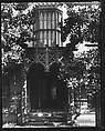 Entry Porch and Second Floor Window of Gothic Revival Building, Charles H. Green House, Savannah, Georgia], Walker Evans  American, Film negative