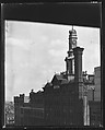 [Jacob Ruppert Brewery Building, From Roof of Evans's Apartment Building?, New York City], Walker Evans  American, Film negative
