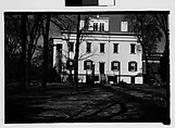 [Side View of Greek Revival Building, Executive Mansion, Milledgeville, Georgia], Walker Evans  American, Film negative