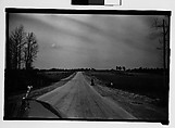 [Road, From Moving Automobile, Macon, Georgia], Walker Evans  American, Film negative
