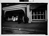 [Group Outside Movie Theater, From Moving Automobile, Macon, Georgia], Walker Evans  American, Film negative