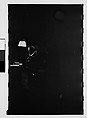 [Gifford Cochran Reading by Lamplight], Walker Evans  American, Film negative