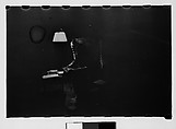 [Gifford Cochran Reading by Lamplight], Walker Evans  American, Film negative