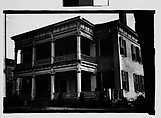 [Folk Victorian House with Spindlework Porches, Mobile, Alabama], Walker Evans  American, Film negative