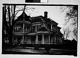 [Queen Anne House with Full-Width Spindlework Porch, From Car, Mobile, Alabama], Walker Evans  American, Film negative