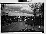 [View of Road with Car Hood in Foreground, From Car, Mobile, Alabama], Walker Evans  American, Film negative