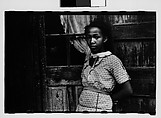 [Girl in French Quarter, New Orleans, Louisiana], Walker Evans  American, Film negative