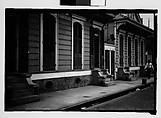 [Row of Shuttered Houses in French Quarter, New Orleans, Louisiana], Walker Evans  American, Film negative