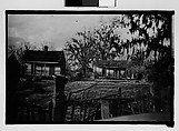 [Wooden Houses in Clearing Behind Fence, New Orleans Vicinity, Louisiana], Walker Evans  American, Film negative