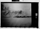 [Ships in Foggy Harbor, New Orleans Vicinity, Louisiana], Walker Evans  American, Film negative