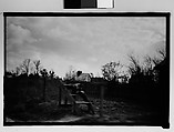 [Girl Seated on Roadside Platform, From Moving Automobile, New Orleans Vicinity, Louisiana], Walker Evans  American, Film negative