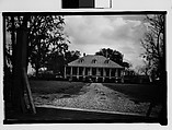 [Plantation House, From Automobile, New Orleans Vicinity, Louisiana], Walker Evans  American, Film negative
