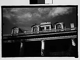 [Roofline with Three Gables, Burnside Vicinity, Louisiana], Walker Evans  American, Film negative