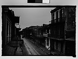 [Street in French Quarter, From Balcony, New Orleans, Louisiana], Walker Evans  American, Film negative