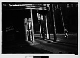 [Street Corner, New Orleans, Louisiana], Walker Evans  American, Film negative