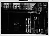 [Street Corner, New Orleans Vicinity, Louisiana], Walker Evans  American, Film negative