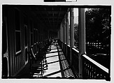 [Sixteen 35mm Film Frames on Uncut Roll: Hotels, Bedford Springs, Pennsylvania], Walker Evans (American, St. Louis, Missouri 1903–1975 New Haven, Connecticut), Film negative