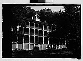 [Sixteen 35mm Film Frames on Uncut Roll: Hotels, Bedford Springs, Pennsylvania], Walker Evans (American, St. Louis, Missouri 1903–1975 New Haven, Connecticut), Film negative