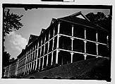 [Sixteen 35mm Film Frames on Uncut Roll: Hotels, Bedford Springs, Pennsylvania], Walker Evans (American, St. Louis, Missouri 1903–1975 New Haven, Connecticut), Film negative