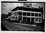 [Sixteen 35mm Film Frames on Uncut Roll: Hotels, Bedford Springs, Pennsylvania], Walker Evans (American, St. Louis, Missouri 1903–1975 New Haven, Connecticut), Film negative