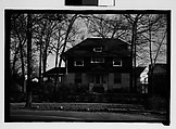 [Eleven 35mm Film Frames on Two Segments of Uncut Roll: Walker Evans's Childhood Home at 430 Woodstock Avenue, Kenilworth, Illinois, A Chicago Suburb], Walker Evans (American, St. Louis, Missouri 1903–1975 New Haven, Connecticut), Film negative