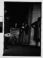 [Thirty-One 35mm Film Frames on Uncut Roll of People on Street, Including 3 of A Tintype Photographer at Work, Tallahassee, Florida], Walker Evans (American, St. Louis, Missouri 1903–1975 New Haven, Connecticut), Film negative