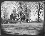 [Morningtherps Turreted Gothic Revival House, Brewster, New York], Walker Evans  American, Film negative