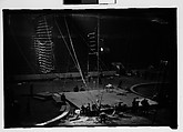 [Thirty-Four 35mm Film Frames on Uncut Roll of a Circus Performing at the Arena at Madison Square Garden, New York City, Including Trapeze and Animal Acts], Walker Evans (American, St. Louis, Missouri 1903–1975 New Haven, Connecticut), Film negative
