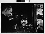 [Five 35mm Film Frames: Subway Passengers, New York City: Three Women Beneath 