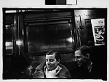 [Five 35mm Film Frames: Subway Passengers, New York City: Three Women Beneath "Lex Ave Local" Sign, Two Women Beneath "City Hall" Sign, Two Women Beneath "Pelham Bay Park" Sign, Two Women in Conversation Beneath "Pelham Bay Park" Sign, Two Women in Conversation Beneath "Lex Ave Local" Sign], Walker Evans (American, St. Louis, Missouri 1903–1975 New Haven, Connecticut), Film negative
