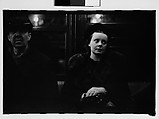 [Five 35mm Film Frames: Subway Passengers, New York City: Man in Cap Reading Newspaper, Subway Car Interior], Walker Evans (American, St. Louis, Missouri 1903–1975 New Haven, Connecticut), Film negative