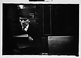 [Five 35mm Film Frames: Subway Passengers, New York City: Man in Hat Reading Newspaper, Man in Hat, Woman], Walker Evans (American, St. Louis, Missouri 1903–1975 New Haven, Connecticut), Film negative