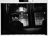 [Three 35mm Film Frames: Subway Passengers, New York City: Man in Cap, Woman in Hat and Gloves], Walker Evans (American, St. Louis, Missouri 1903–1975 New Haven, Connecticut), Film negative