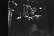 [Five 35mm Film Frames: Subway Passengers, New York City: Man Reading, Man in Suit], Walker Evans (American, St. Louis, Missouri 1903–1975 New Haven, Connecticut), Film negative
