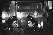 [Five 35mm Film Frames: Subway Passengers, New York City: Two Women in Hats], Walker Evans (American, St. Louis, Missouri 1903–1975 New Haven, Connecticut), Film negative