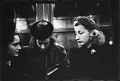 [Five 35mm Film Frames: Subway Passengers, New York City: Man in Hat and Scarf, Woman in Bonnet, Women in Conversation], Walker Evans (American, St. Louis, Missouri 1903–1975 New Haven, Connecticut), Film negative