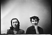 [One 35mm Film Frame: Alice Morris and Jane Ninas, New York City], Walker Evans (American, St. Louis, Missouri 1903–1975 New Haven, Connecticut), Film negative