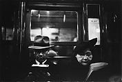 [Five 35mm Film Frames: Subway Passengers, New York City: Men in Hats], Walker Evans (American, St. Louis, Missouri 1903–1975 New Haven, Connecticut), Film negative