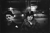 [Three 35mm Film Frames: "Lex Ave Local" Sign in Subway Car, Subway Passengers, New York City: Man, Woman], Walker Evans (American, St. Louis, Missouri 1903–1975 New Haven, Connecticut), Film negative