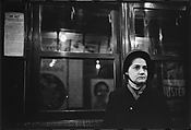 [Three 35mm Film Frames: Subway Passengers, New York City: Woman in Black Bonnet], Walker Evans (American, St. Louis, Missouri 1903–1975 New Haven, Connecticut), Film negative