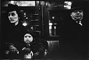 [Three 35mm Film Frames: Subway Passengers, New York City: Mother with Child on Lap], Walker Evans (American, St. Louis, Missouri 1903–1975 New Haven, Connecticut), Film negative